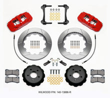 Load image into Gallery viewer, Wilwood AERO6 Front Hat Kit 14.00 Red 15-23 Mustang w/Lines