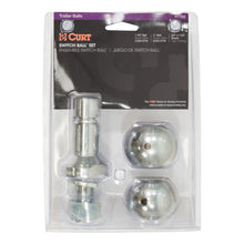 Load image into Gallery viewer, Curt Switch Ball Trailer Ball Set (1-7/8in &amp; 2in Balls 3/4in x 1-5/8in Shank)