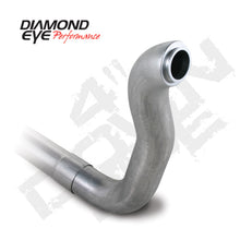 Load image into Gallery viewer, Diamond Eye Downpipe 4in TB Single AL DODGE 5.9L 2500/3500 89-93 4X4 ONLY