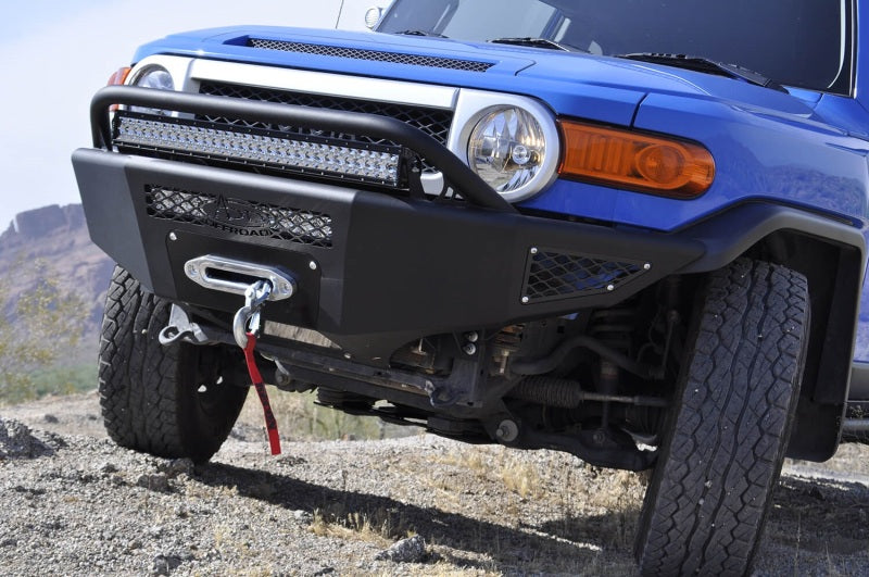 Addictive Desert Designs 07-14 Toyota FJ Cruiser Stealth Fighter Front Bumper w/ Winch Mount