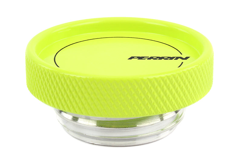 PERRIN 02-25 Subaru Impreza/WRX/STI & 13-26 Crosstrek/BRZ/FR-S/GR86/GR86 Oil Fill Cap - Neon Yellow