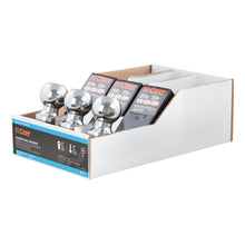 Load image into Gallery viewer, Curt Loaded Ball Mounts w/2in Balls (2in Shank 7500lbs 4in Drop 3-Pack)