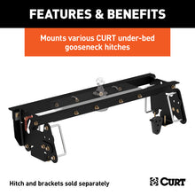 Load image into Gallery viewer, Curt 03-10 Dodge Ram 3500 Under-Bed Gooseneck Installation Brackets