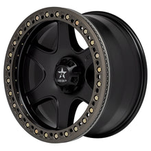 Load image into Gallery viewer, RBP 50R Cobra 17x9.0 6x139.7 BP / 4.5 BS / -12mm Offset 108mm CB Black w/Bronze Ring Wheel