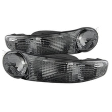 Load image into Gallery viewer, xTune GMC Sierra Denali 00-06 Bumper Lights Smoke CBL-GD00-SM
