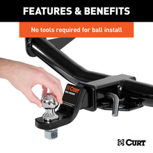 Load image into Gallery viewer, Curt Switch Ball Trailer Ball Set (1-7/8in &amp; 2in Balls 3/4in x 1-5/8in Shank)