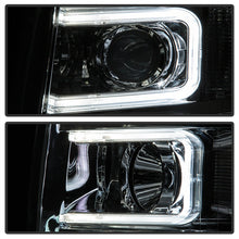 Load image into Gallery viewer, xTune Chevy Silverado 1500/2500/3500 07-13 Halo Projector Headlights Chrome PRO-JH-CS07-LED-C