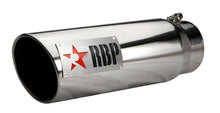 Load image into Gallery viewer, RBP RX-1 Polished Dual-Badged Exhaust Tip Inlet 5in. / Outlet 6in. / Length 18in. - Stainless Steel
