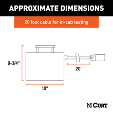 Load image into Gallery viewer, Curt Universal 7-Way RV Blade Trailer Brake Controller Tester