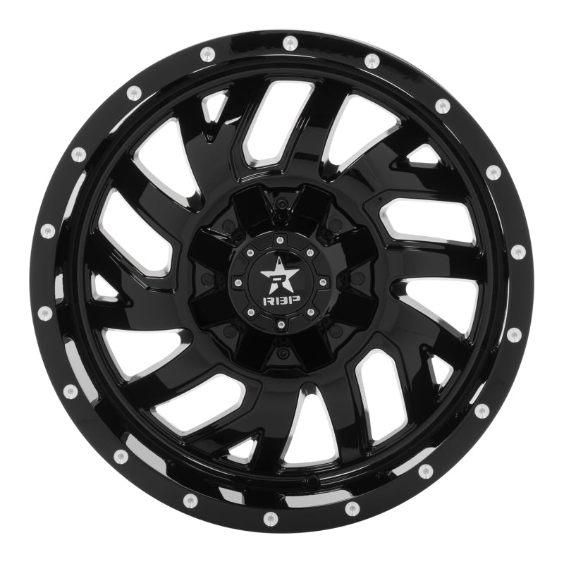 RBP 65R Glock 20x10 8x170 BP / 5.5 BS 0mm Offset 129mm CB (Hub Centric) Gloss Black Wheel
