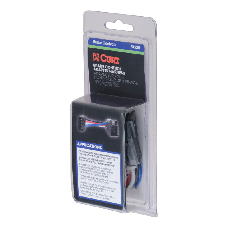 Curt Trailer Brake Controller Adapter Harness for Tekonsha/Reese/Draw-Tite/Pro Series Harnesses