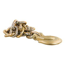 Load image into Gallery viewer, Curt 35in Safety Chain w/1 Clevis Hook (24000lbs Yellow Zinc)
