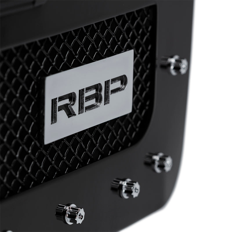 RBP RX-3 Midnight Edition Black LED Bar Grille (Studded) 14-15 Chevy Silverado 1500