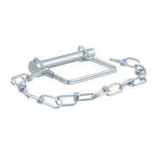Load image into Gallery viewer, Curt 3/8in Safety Pin w/12in Chain (2-3/4in Pin Length Packaged)