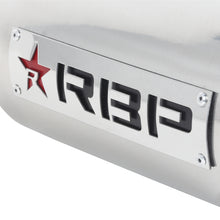 Load image into Gallery viewer, RBP RX-1 Polished Dual-Badged Exhaust Tip Inlet 5in. / Outlet 6in. / Length 18in. - Stainless Steel