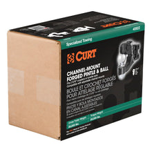 Load image into Gallery viewer, Curt Replacement Channel Mount Ball &amp; Pintle Combination (2-5/16in Ball 20000lbs)