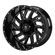 Load image into Gallery viewer, RBP 65R Glock 22x12 Blank BP / -44mm Offset 78mm CB Gloss Black w/Machined Grooves Wheel