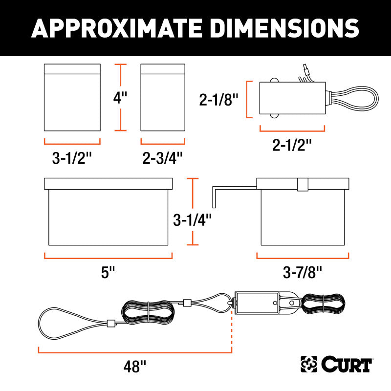 Curt Soft-Trac 2 Breakaway Kit w/Charger