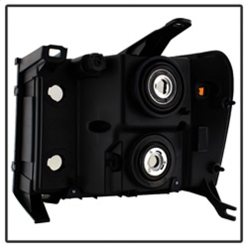 xTune GMC Sierra 07-13 Crystal Headlights Black HD-JH-GSIE07-AM-BK