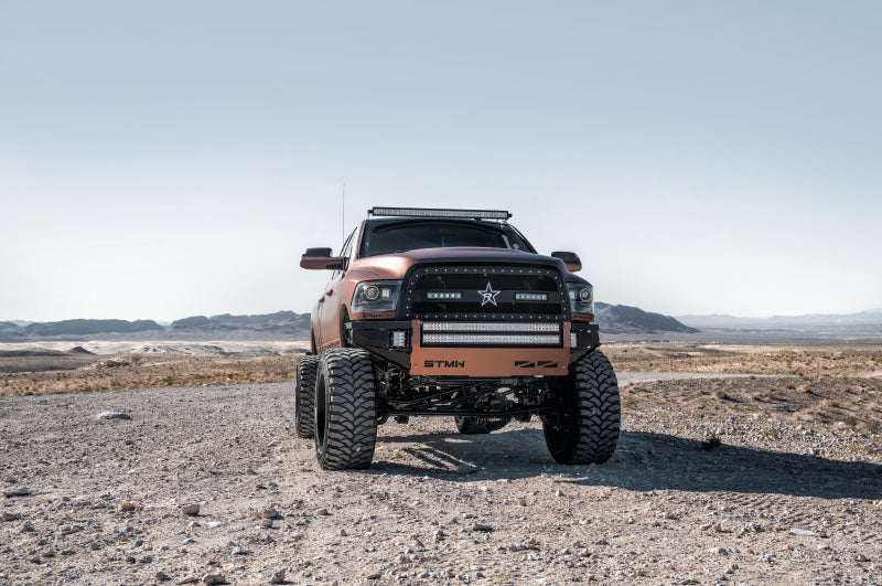 RBP RX-3 Midnight Edition Black LED Bar Grille (Studded) 13-17 Dodge Ram 2500/3500