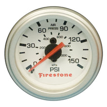 Load image into Gallery viewer, Firestone Replacement Single Pressure Gauge - White Face (For PN 2225 / 2229 / 2196) (WR17609181)