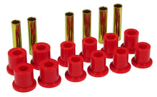 Load image into Gallery viewer, Prothane 73-77 Ford F250 4wd Front Spring &amp; Shackle Bushings - Red