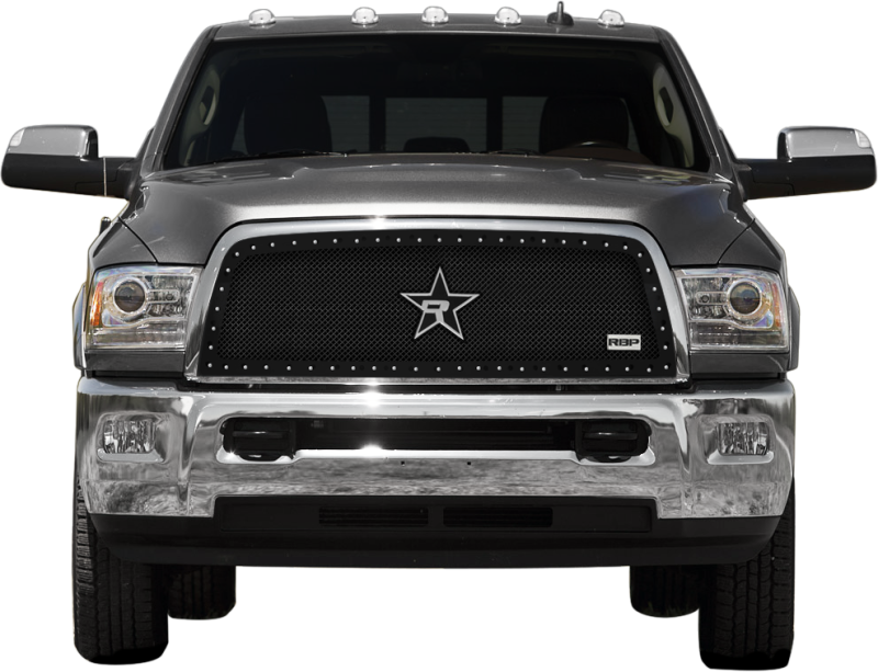 RBP RX-5 Halo Series Studded Frame 1pc. Grille 13-17 Dodge Ram 2500/3500 - Black