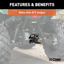 Load image into Gallery viewer, Curt Bolt-On ATV Tongue Adapter w/2in Receiver