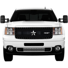 Load image into Gallery viewer, RBP RX-3 Series Studded Frame 1pc. Grille 11-14 GMC Sierra 2500HD / 3500 (Except Denali) - Black
