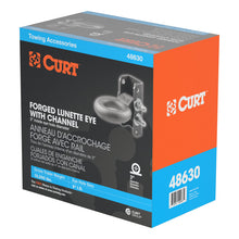 Load image into Gallery viewer, Curt Lunette Eye &amp; Channel (12000lbs 3in Eye 7-1/2in Channel Height Packaged)
