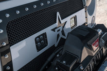 Load image into Gallery viewer, RBP RX-3 Midnight Edition Black LED Bar Grille (Studded) 07-17 Jeep JK Wrangler (All Models)