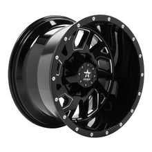 Load image into Gallery viewer, RBP 65R Glock 20x12 6x139.7 BP / 4.75 BS / -44mm Offset 108mm CB Gloss Black Machined Grooves Wheel