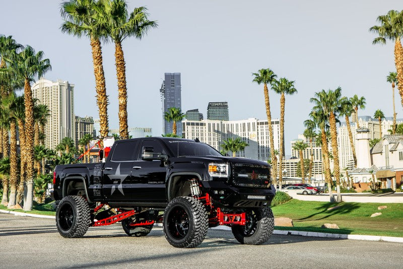 RBP RX-3 Midnight Edition Black LED Bar Grille (Studded) 15-17 GMC Sierra HD 2500/3500