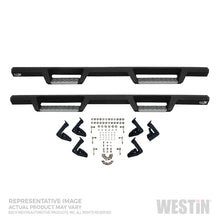 Load image into Gallery viewer, Westin Ford 1999-2016 F-250/350/450/550 Crew Cab HDK Stainless Drop Nerf Steps  - Textured Black