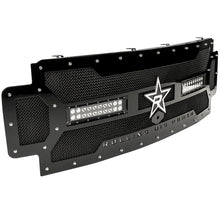 Load image into Gallery viewer, RBP RX-3 Midnight Edition Black LED Bar Grille (Studded) 17 Ford Super Duty F250/F350 w/Front Camera