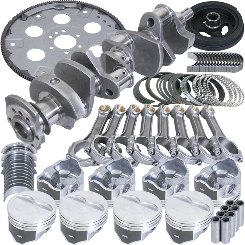 Eagle Chevy 350 2-pc Rear Seal Balanced Street Preformance Assembly +.040 Bore 5.700in Std I-Beam