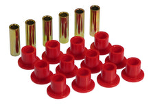 Load image into Gallery viewer, Prothane 61-68 International Scout 80/800 Spring &amp; Shackle Bushings - Red