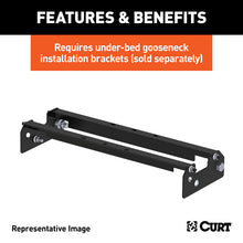 Load image into Gallery viewer, Curt 90-93 Ford F-250 Over-Bed Folding Ball Gooseneck Hitch