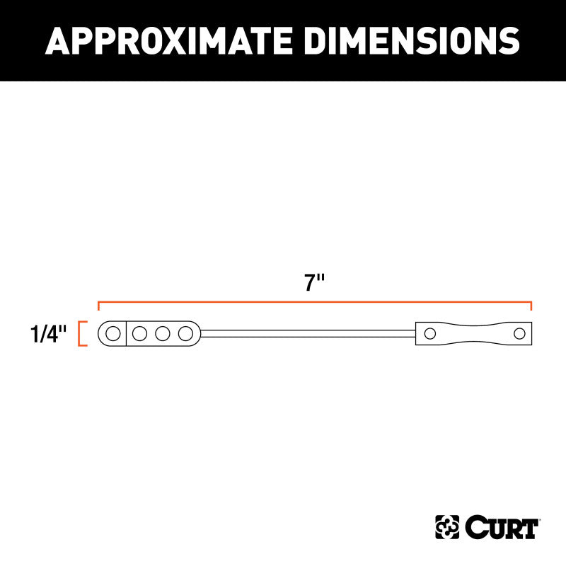 Curt 4-Way Flat Connector Dust Cover (Trailer Side)