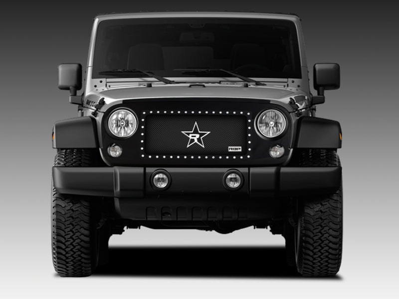 RBP NDX Series All Black Grille 07-17 Jeep Wrangler