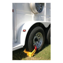 Load image into Gallery viewer, Curt Wheel Chock Lock (Yellow Powder Coat)