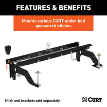 Load image into Gallery viewer, Curt 02-08 Dodge Ram 1500 Under-Bed Gooseneck Installation Brackets