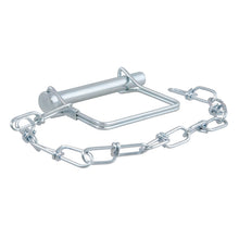 Load image into Gallery viewer, Curt 3/8in Safety Pin w/12in Chain (2-3/4in Pin Length)