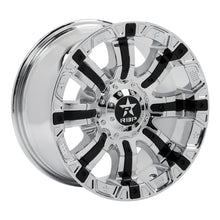 Load image into Gallery viewer, RBP 94R 17x9.0 5x127/139.7 BP / 4.5 BS / -12mm Offset 78mm CB Chrome w/Black Inserts Wheel
