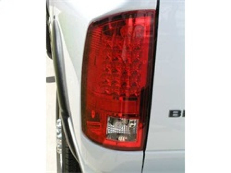 Spyder Dodge Ram 1500 09-14 LED Tail Lights Incandescent- Red Clear ALT-YD-DRAM09-LED-RC