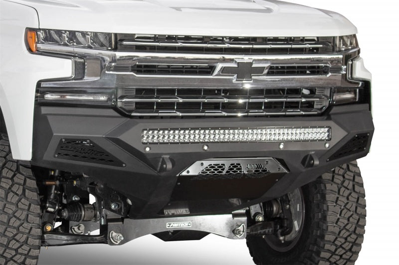 Addictive Desert Designs 2019 Chevrolet Silverado 1500 Stealth Fighter Front Bumper w/ Sensor Cutout