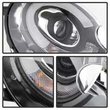 Load image into Gallery viewer, Spyder Mini Cooper 2007-2012 Projector Headlights Halogen Model Only - DRL Black PRO-YD-MC07-DRL-BK