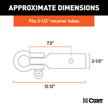 Load image into Gallery viewer, Curt D-Ring Shackle Mount (2-1/2in Shank)