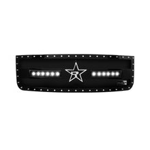 Load image into Gallery viewer, RBP RX-3 Midnight Edition Black LED Bar Grille (Studded) 07-13 GMC Sierra 1500 (Except All-Terrain)