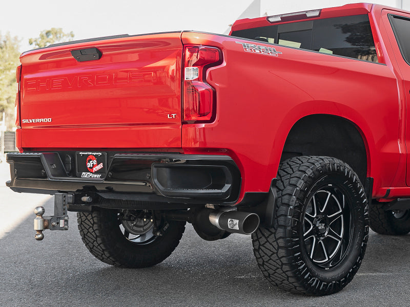 aFe Apollo GT Series 2019 GM Silverado/Sierra 1500 4.3L/5.3L 409 SS CatBack Exhaust System w/Blk Tip